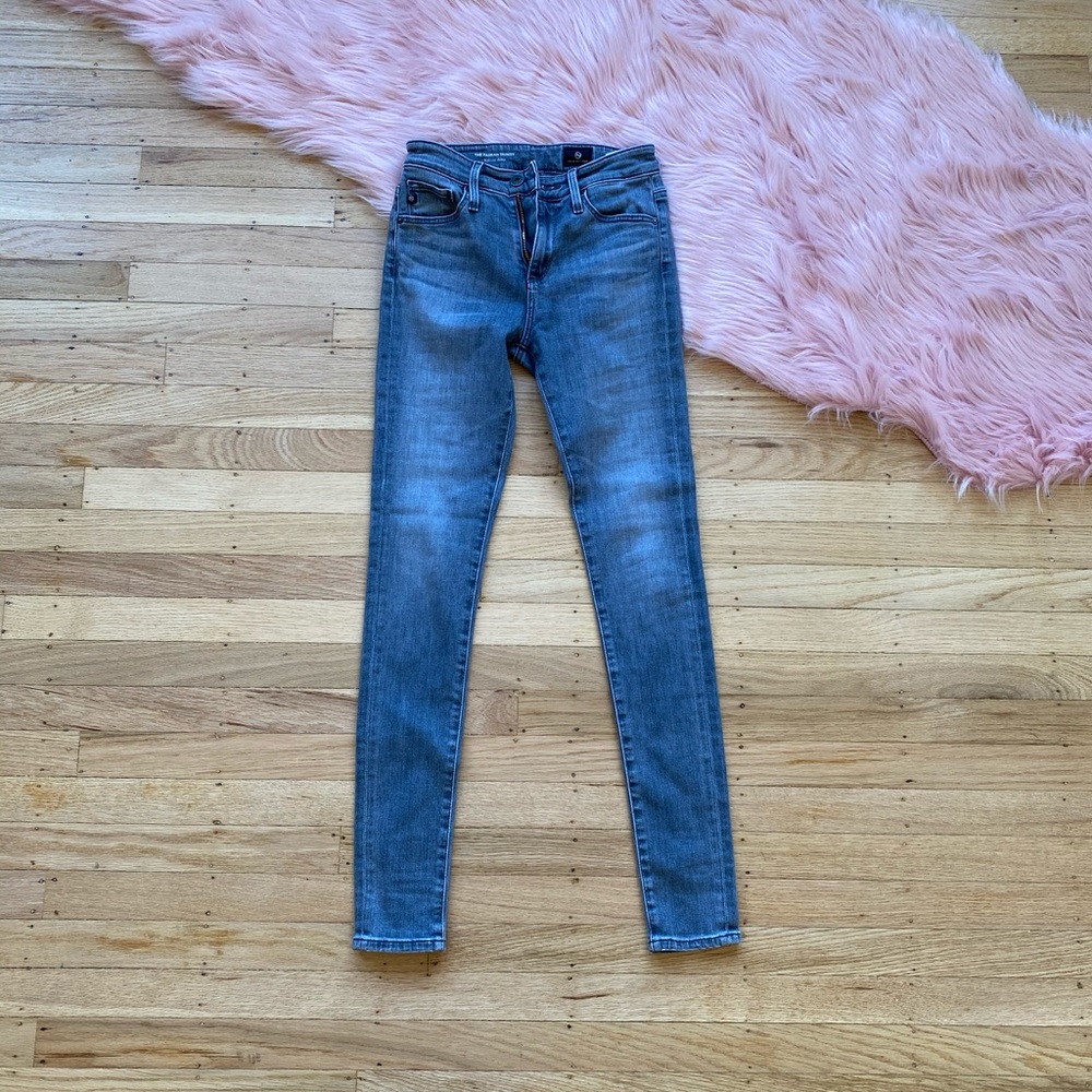 AG high rise skinny jeans